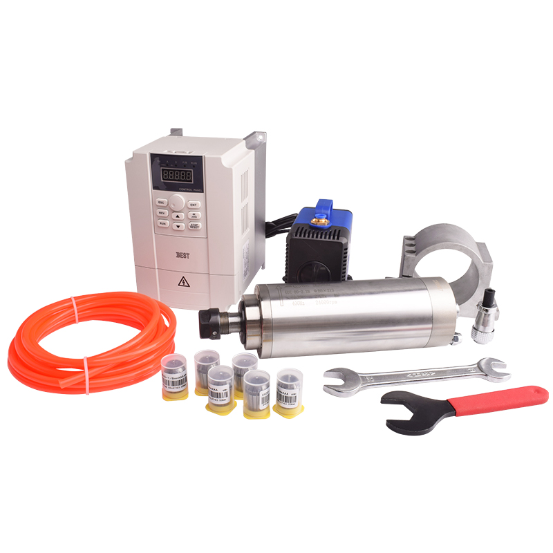 ชุดสปินเดิล GDZ ราคาถูก ความเร - 2.2Kw Water Cooled Spindle Kit Vfd บทวิจารณ์และราคา
