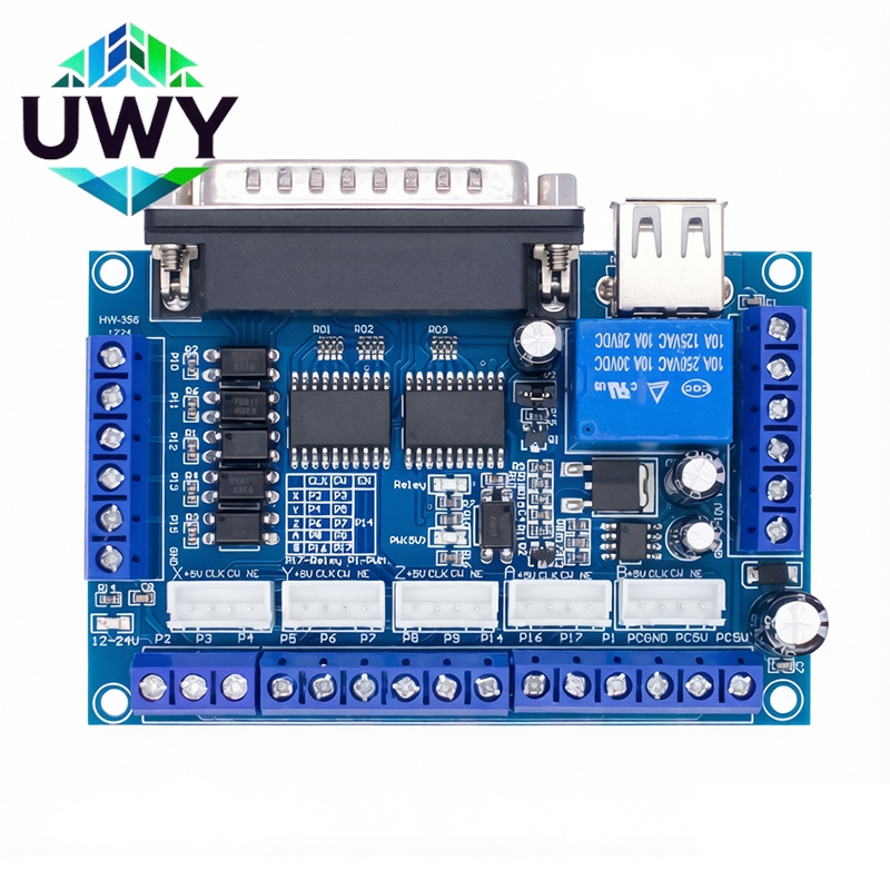 บอร์ดควบคุม MACH3 CNC แบบ 5 แก - 5 Axis Cnc Breakout Board Interface Mach3 บทวิจารณ์และราคา